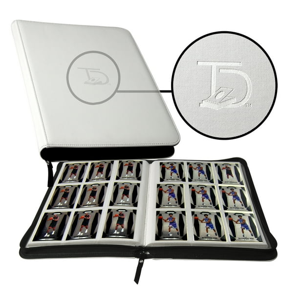 9 Pocket Trading Card Binder Folder,360 Side Loading Pocket Album Fits for Trading Card Games// M.T.G// C.A.H.//Y.G.O//PM cards and All Other TCG card game